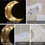 Battery Powered Decorative Moon Table Lamp LED, thumbnail 6 of 8