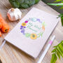 Personalised Vegetable Meal Planner Notebook, thumbnail 3 of 4