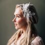 Allegra Leaf Lace Headpiece, thumbnail 4 of 4