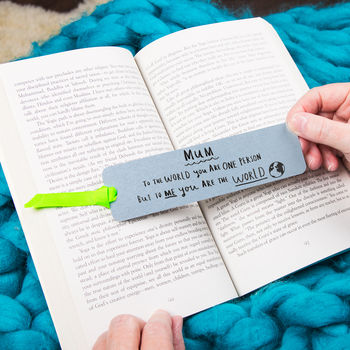 'Mum You're The World To Me' Bookmark, 2 of 6