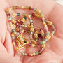 Pink Opal Short Beaded Layering Necklace, thumbnail 6 of 10