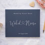 Personalised Modern Heart Design Wedding Guest Book, thumbnail 6 of 11