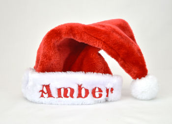 Personalised Christmas Santa Hat, 2 of 7