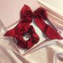 Scrunchie And Hair Bow Gift Set, thumbnail 1 of 8