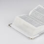 Personalised White Leather Bible Cover And Bible, thumbnail 4 of 10