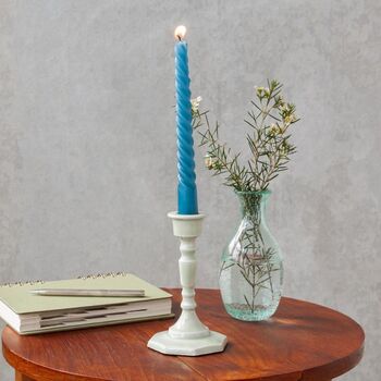Vintage Style Enamel Candlestick, 3 of 6