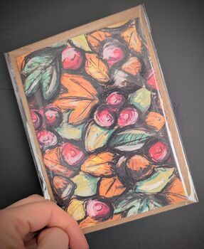 Autumn Wreath Biscuit Box And Greetings Card Gift, 7 of 7