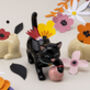 Playful Cat Mini Indoor Air Planter With Gift Box, thumbnail 1 of 4