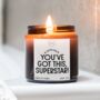 Exam Good Luck Gifts, You've Got This Superstar Candle With Matches, thumbnail 3 of 11
