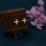 Star Opal Stud Earrings In Sterling Silver, thumbnail 5 of 12