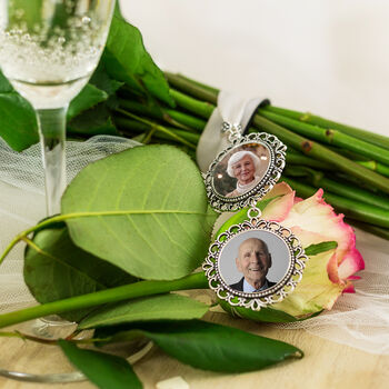 Personalised Multi Photo Bridal Memorial Bouquet Charms, 2 of 2