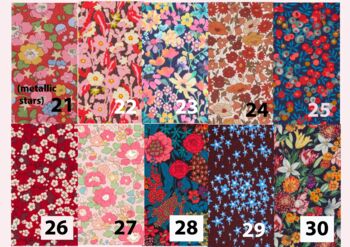 Personalised Christmas Stocking In Liberty London, 8 of 12