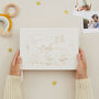 My Baby Journal Lullaby | Luxury Cloth Baby Memory Book With Gold Foil, thumbnail 1 of 12
