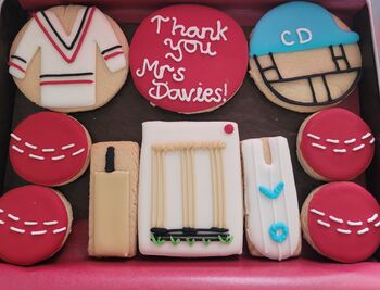 Personalised Cricket Biscuit Tin, 2 of 10