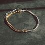 Infinity Knot Bracelet Gold And Silver Gift, thumbnail 1 of 12
