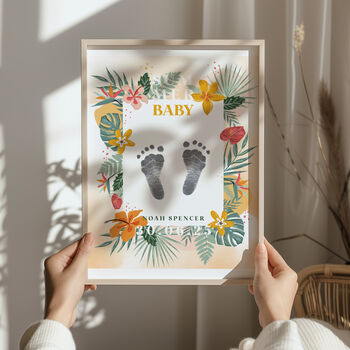 'Summer Baby 2025' Personalised Inkless Print Kit, 4 of 7
