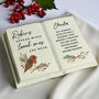 Personalised Robins Appear.. Memorial Book, thumbnail 4 of 4