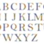 Personalised Children's Name Print | Nursery Wall Art | Butterfly, thumbnail 4 of 10
