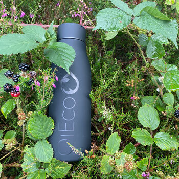 Qi Eco Hydrate Insulated Slim Bottle Charcoal Edition, 10 of 10
