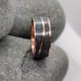 Copper Wave Ring With Westmorland Green Slate, thumbnail 3 of 6