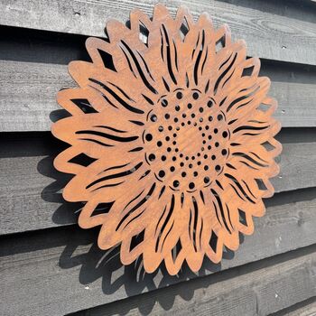 Sunflower Wall Feature , Garden Fence Decoration , House Sign, 5 of 12