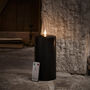 Tru Glow® Black LED Chapel Candle 20cm, thumbnail 2 of 2