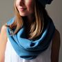 Lightweight Cashmere Snood Infinity Scarves, thumbnail 1 of 2