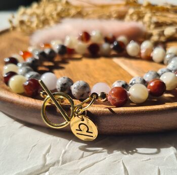 Moonstone And Jasper Zodiac Crystal Necklace, 4 of 12