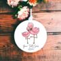Personalised Flamingo And Child Mother's Day Decoration, thumbnail 2 of 2