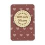 With Lots Of Love Wooden Token, thumbnail 3 of 3