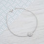 Portobello Sterling Silver Initial Disc Bracelet, thumbnail 1 of 4