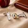 Personalised Cricket Cufflinks, thumbnail 1 of 8