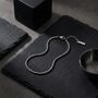 Box Chain Silver Bracelet, thumbnail 6 of 8
