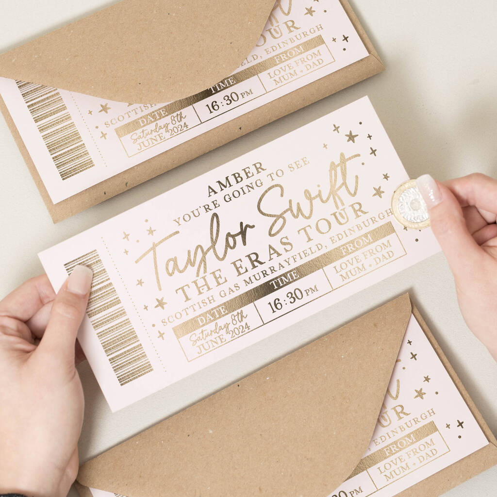 Taylor Swift Concert Surprise Gift Pink By Paper Scene