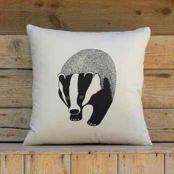 Badger Cushion Cover, 2 of 3