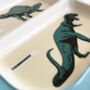Children's Dinosaur Design Melamine Food Tray, thumbnail 3 of 6