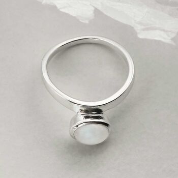 Sterling Silver Gemstone Stacking Rings, 5 of 8