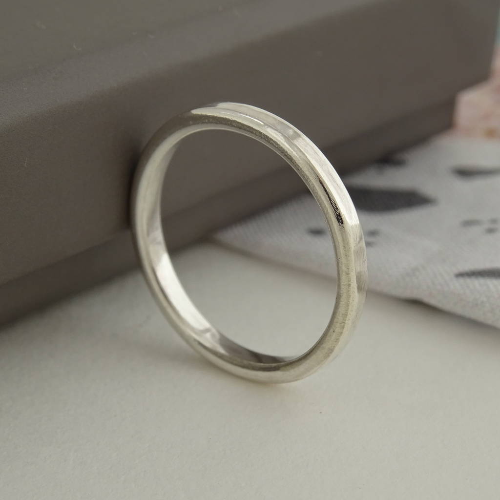 Handmade Silver Stacking Ring, 1 of 4