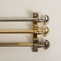 Polished Brass Stair Rods With Mushroom Finials, thumbnail 4 of 6