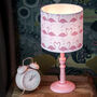 Fun And Colourful Flamingo Patterned Drum Lampshade, thumbnail 2 of 4
