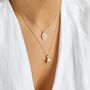 Solid 9ct Gold Single Pearl Pendant Necklace, thumbnail 3 of 6