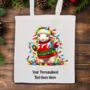 Personalised Wales Dragon And Welsh Sheep In Christmas Lights, thumbnail 7 of 11