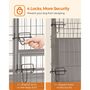 Heavy Duty Dog Crate Metal Dog Cage, thumbnail 6 of 7