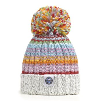 Kids Aurora Rib Knit Hat, 3 of 3