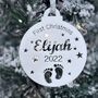 Personalised Baby's First Christmas Bauble, thumbnail 11 of 12