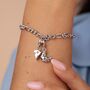 Croissant Charm Necklace, Sterling Silver Or 18ct Gold Plated, thumbnail 7 of 12