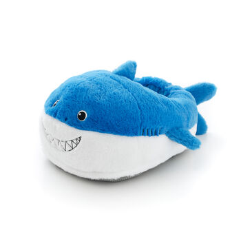 Microwavable Shark Foot Warmer Cozy Heated Slippers For Kids And Adults, 2 of 3