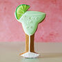 Personalised Margarita Summer Cocktail Biscuit, thumbnail 1 of 6