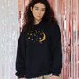 Milkyway Glitter Embroidered Sweatshirt, thumbnail 3 of 4