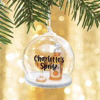 Christmas Spritz Dome Bauble, 4 of 4